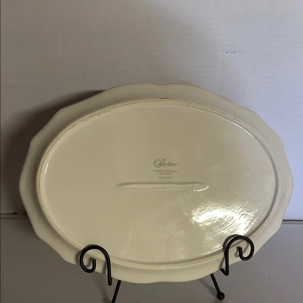 Princess House Pavillion Ceramic Oval 12